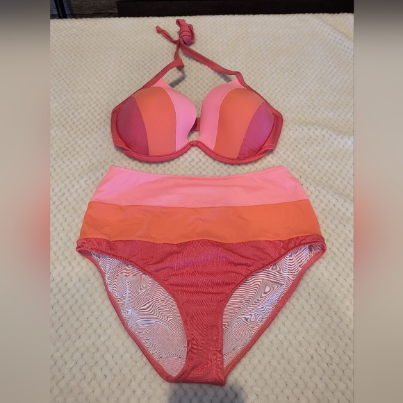 VENUS Other - Coral High waisted bikini